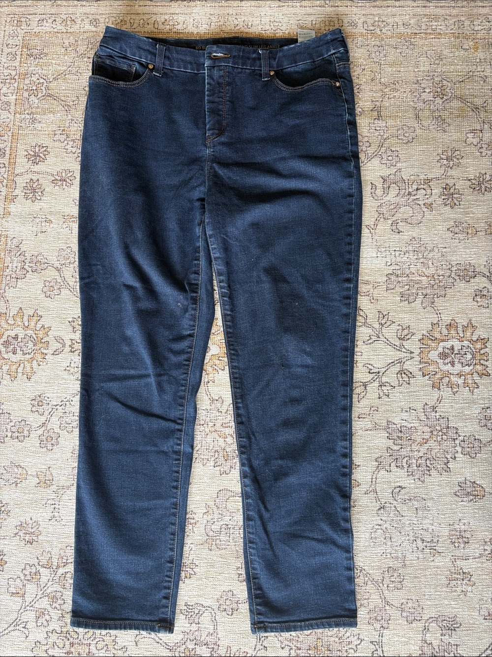 Chico's Dark Navy Skinny Stretch Jeans